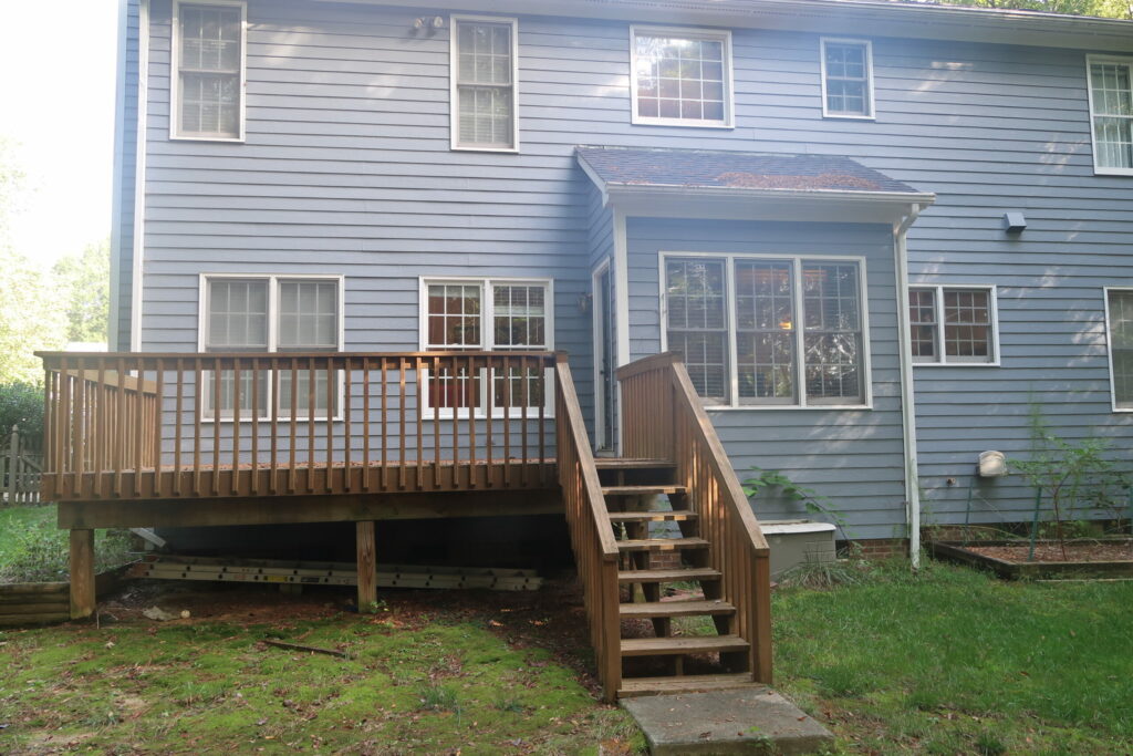 Existing deck