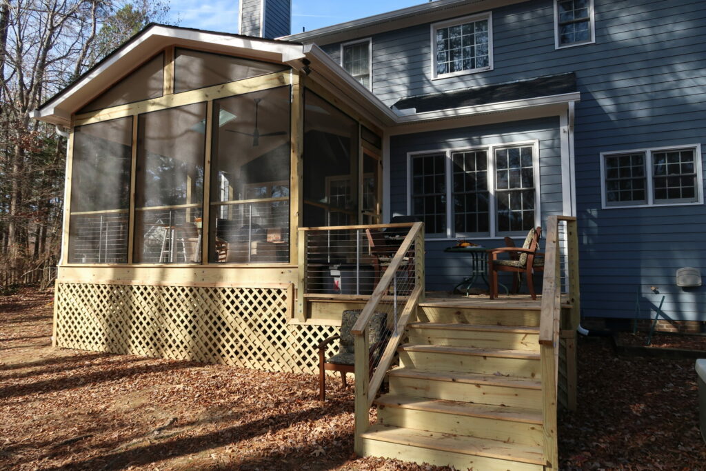 New deck and stairs