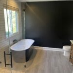 Black accent wall