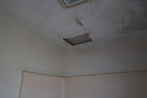Ceiling Damage from Roof Leak
