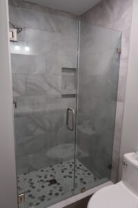 Tiled Walls and Flooring in Second Shower